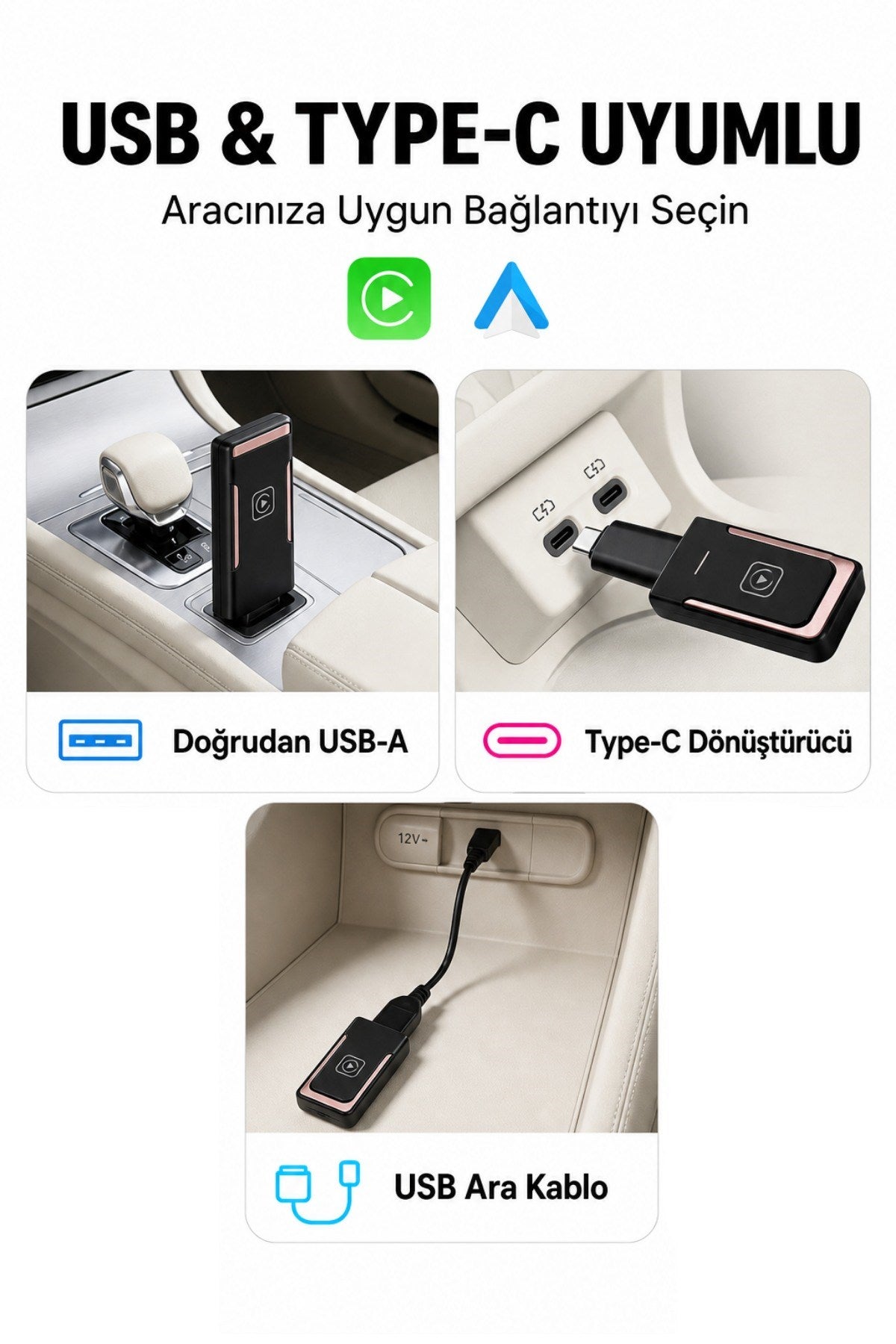 Kablosuz CarPlay Dönüştürücü