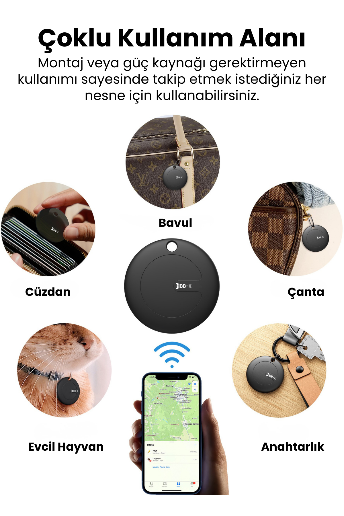 HBB-K Hi Tag İphone Uyumlu