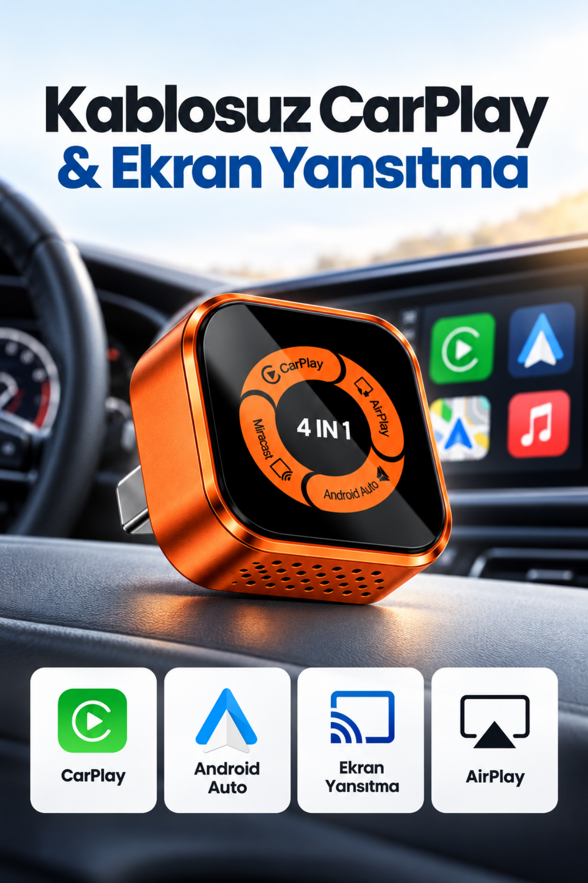 4'ü 1 Arada CarPlay