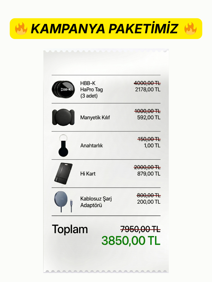 HaProTag™ Takip Cihazı (2026 Model)