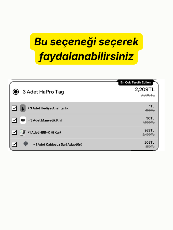 HaProTag™ Takip Cihazı (2026 Model)