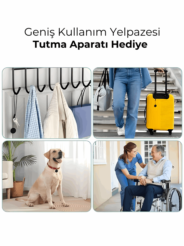 Wireless Airtag Akıllı Takip Cihazı (Sadece iPhone Uyumlu)