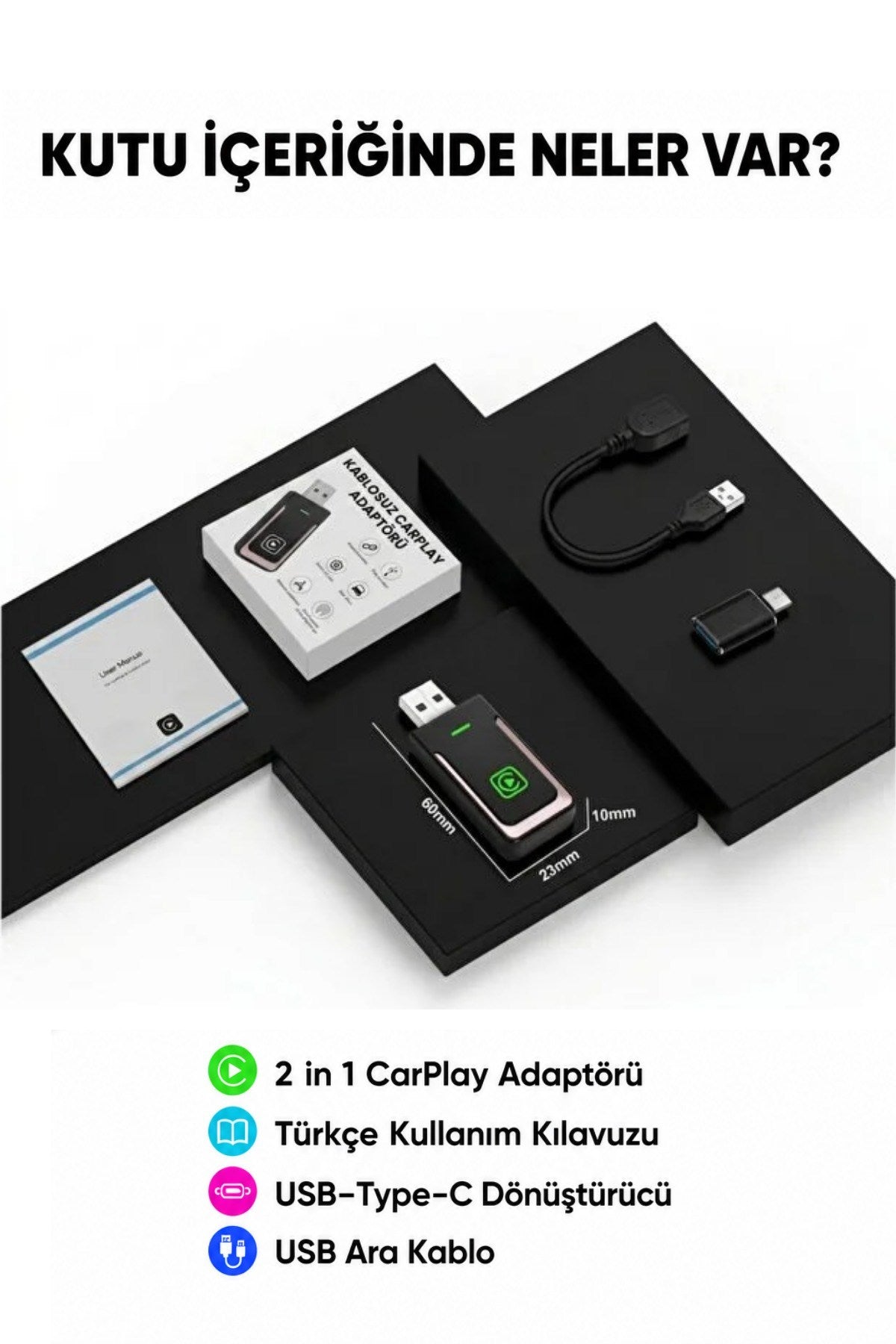 Kablosuz CarPlay Dönüştürücü