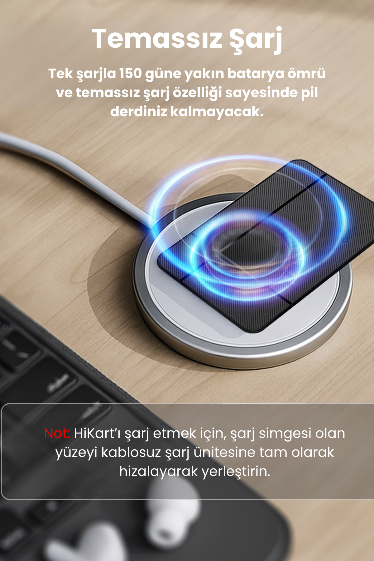 HBB-K Hi Kart Takip Cihazı  & Dijital Kartvizit  Siyah