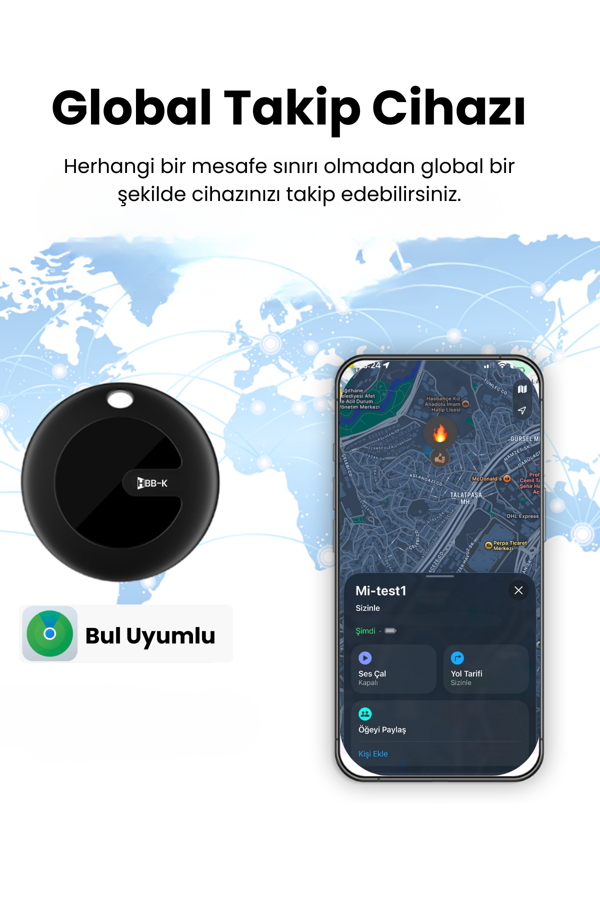 HBB-K Hi Tag İphone Uyumlu