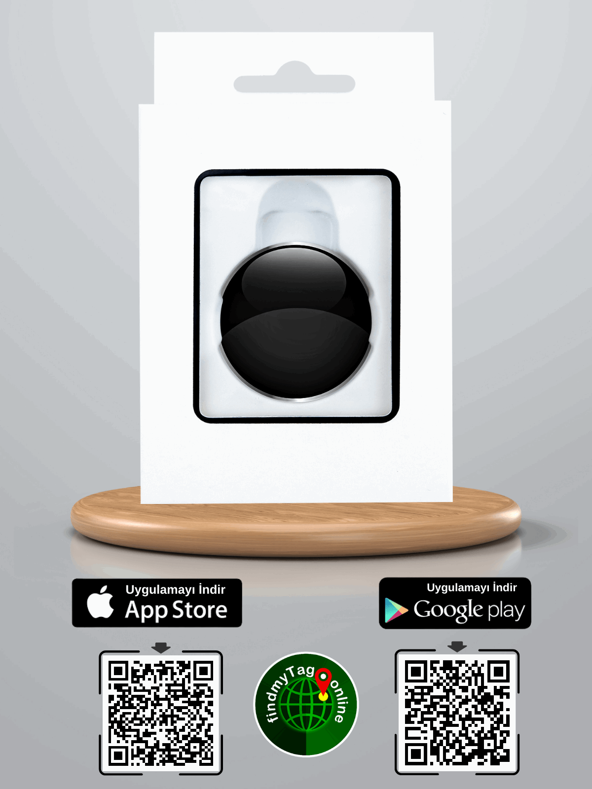 HBB-K Tag İOS & Android Uyumlu Airtag Gps Takip Cihazı