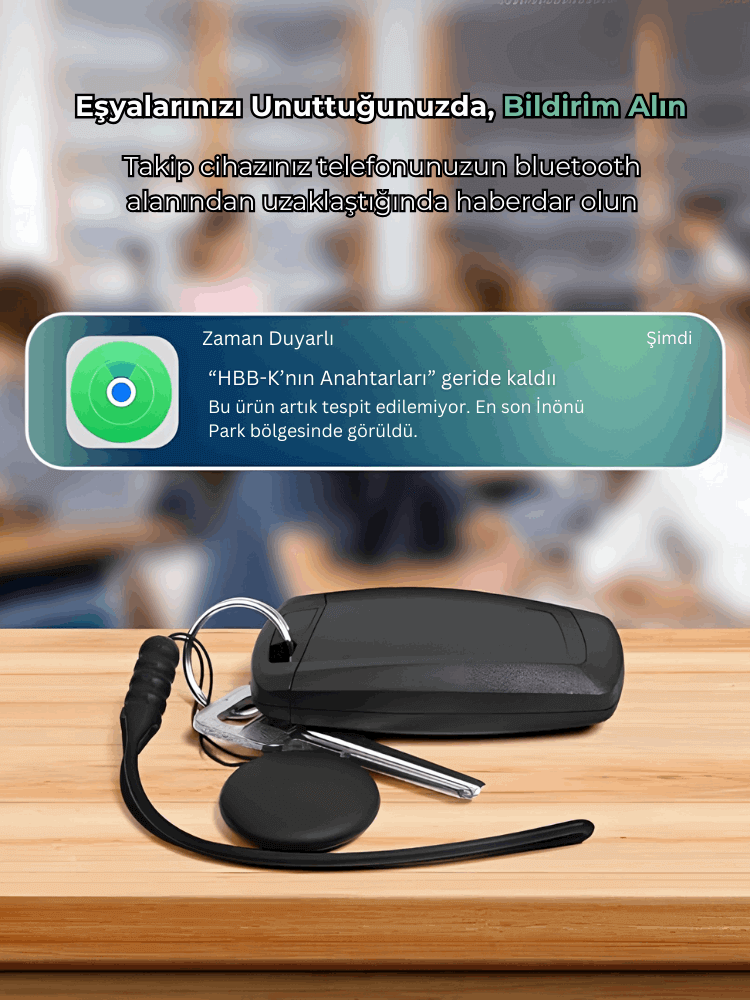 Wireless Airtag Akıllı Takip Cihazı (Sadece iPhone Uyumlu)