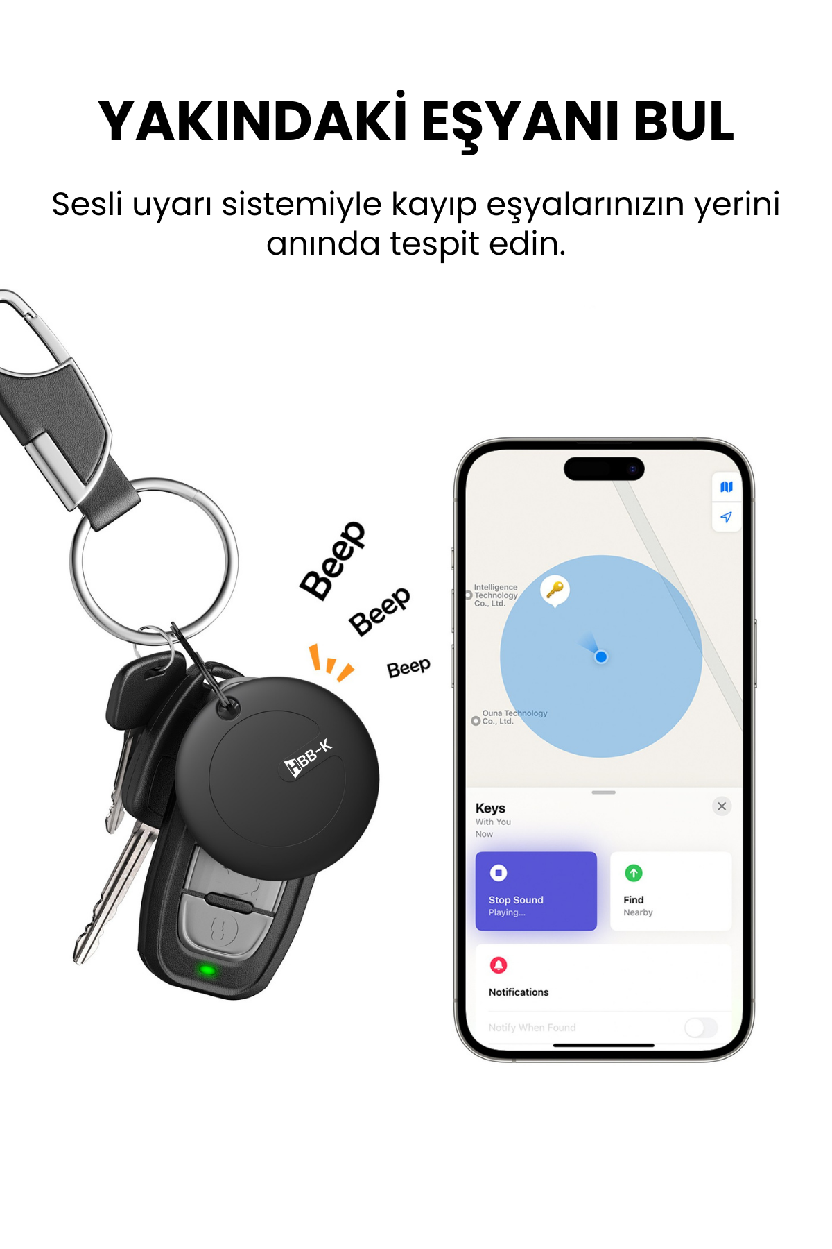 HBB-K Hi Tag İphone Uyumlu