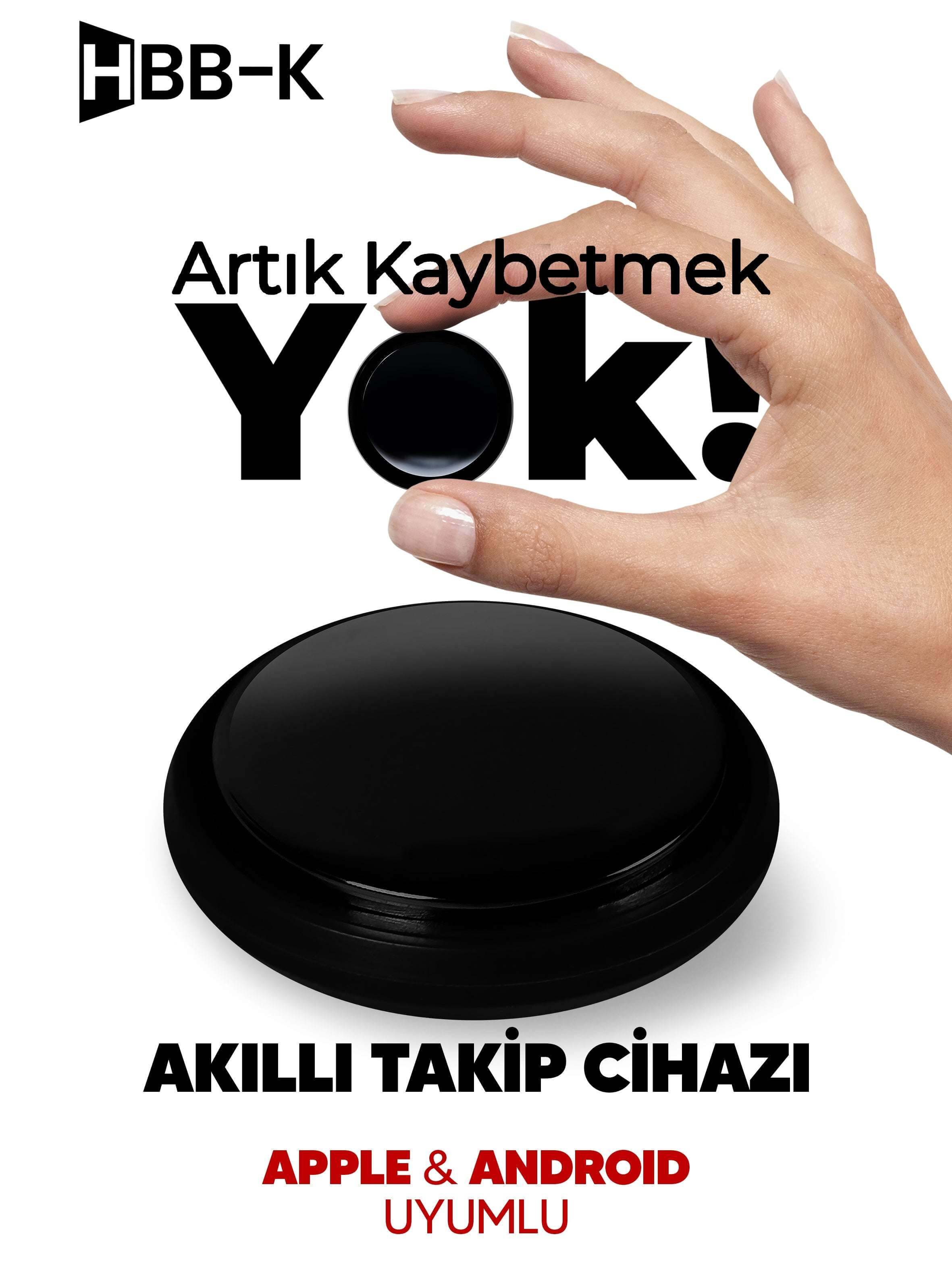 HBB-K PLUS İOS & Android Uyumlu Airtag Akıllı Gps Takip Cihazı