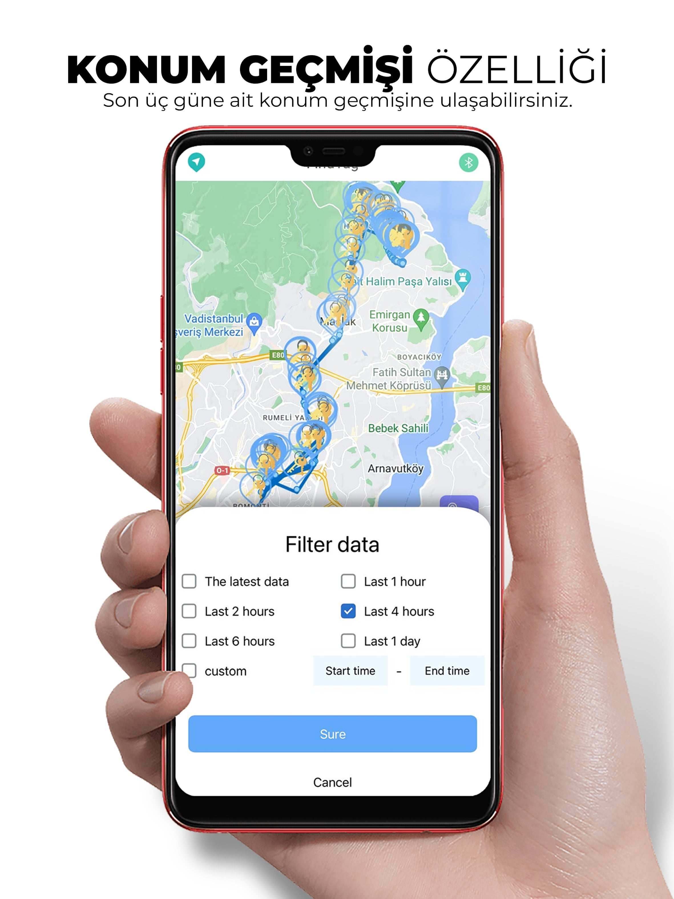 HBB-K PLUS İOS & Android Uyumlu Airtag Akıllı Gps Takip Cihazı